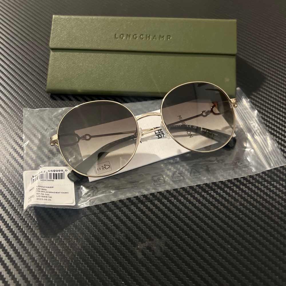 Longchamp Elegant Gold Sunglasses